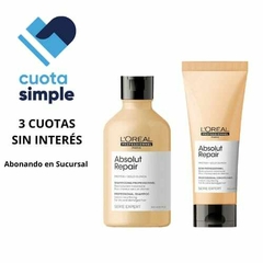 COMBO ABSOLUT REPAIR SHAMPOO + ACONDICIONADOR