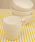 Mug blanco borde dorado - La Crockery