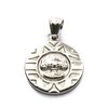 Dije Medalla Arbol De La Vida Facetado de Acero Quirúrgico 316L, Alt: 3,5 cm Incl, Argolla, / 500AV-20