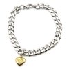 Pulsera acero grumet con dije Corazón en dorado 21 cm D&K / 600DO-14