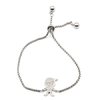 Pulsera tennis de acero T-Swarovski dije nene con cubic D&K / 600TN-3