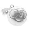 Dije acero blanco pelota inflado 2,5 cm D&K / 1300GE-47