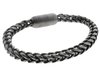 Pulsera acero quirurgico grumet cuadrada smoked con cierre magnetico 22 cm D&K / 600SM-1