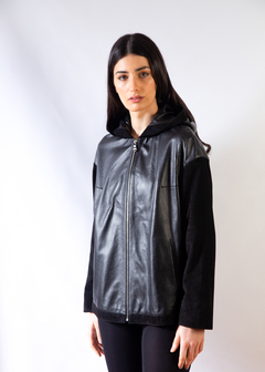 HOOD JACKET BLACK - tienda online