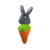 Coelho decorativo em formato de cenoura - comprar online