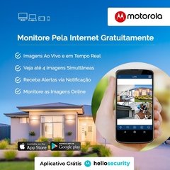 Kit 4 Câmeras Full HD 1080p 20m Visão Noturna Motorola - comprar online