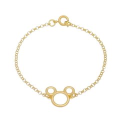 Pulseira Infantil Mickey - Banho 18k