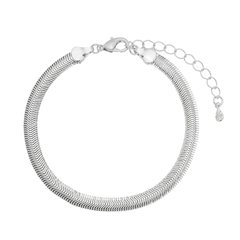 Pulseira Fio Alemão banho de Ródio Branco