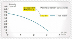 Bomba Submersa Tipo Caneta INOX BMSI-2 16E 0,5cv - SOMAR - comprar online