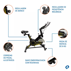 Bicicleta de Spinning E16 - ACTE - comprar online