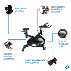 Bicicleta de Spinning E17 - ACTE - loja online