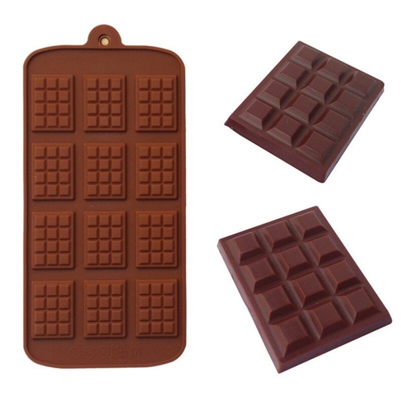 10 Moldes Silicona Chocolate Molde De Silicona Barra Cereal - Pastelería CL