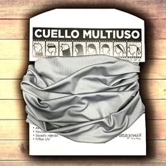 Cuello multiuso Diseño Gris Plata