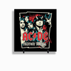 Quadro Azulejo Personalizado de Cerâmica 10x10 cm e Suporte AC DC Banda de Rock MOD 06