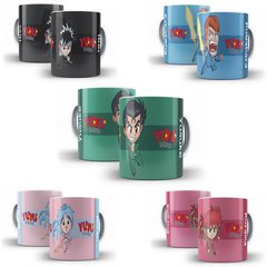 Kit 5 Canecas Yu Yu Hakusho Oferta Promoção