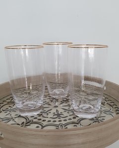 Vasos altos biselado