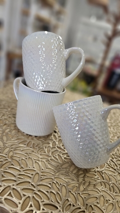 Mug Tornasolado Panal Perlado - comprar online