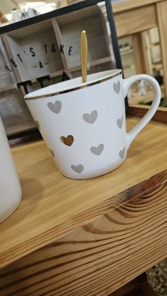 Mug Corazones - comprar online