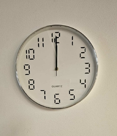 Reloj de Pared DIG PLATEADO