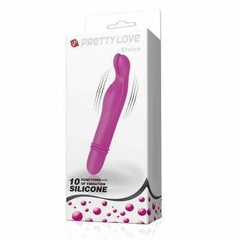 Vibrador Elvira Estimulador Feminino em Formato de Coelho com 10 níveis de vibração Pretty Love