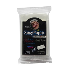 Lâmina refrescante Sexy Paper proporcionam saborosas sensações na língua. na internet