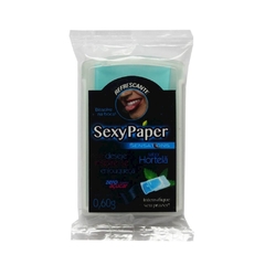 Lâmina refrescante Sexy Paper proporcionam saborosas sensações na língua. - Sex Shop Universo do Amor