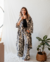 SET KIMONO + PALAZZO HOJAS (largo) - comprar online