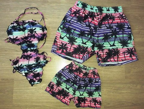 Roupa de praia hot sale mae e filho