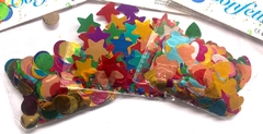 CONFETI FIGURAS METALIZADO
