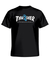 CAMISETA NEGRA THRASHER SANTACRUZ