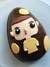 Huevo Pascuas de 1 KILO 25 cm N° 25 Chocolate Artesanal Premium con Personajes + Tarjetita - Contumania