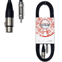 Cable XLR Hembra a RCA Neutrik-Rean Mscables