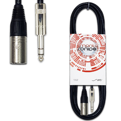 Cable XLR Macho a Plug Stereo TRS Neutrik-Rean Mscables