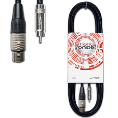 Cable XLR Hembra a RCA Rean Mscables