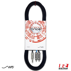 Cable Miniplug a 2 RCA Rean Mscables - comprar online