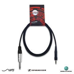 Cable Plug TS a Miniplug rosca Neutrik-Sennheiser UHF Mscables - comprar online