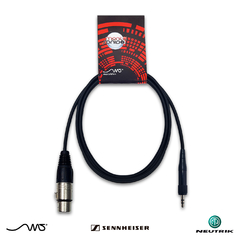 Cable XLR Hembra a Miniplug rosca Neutrik-Sennheiser UHF Mscables - comprar online