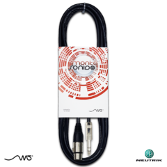 Cable XLR Hembra a Plug Stereo TRS Neutrik-Rean Mscables - comprar online