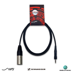 Cable XLR Macho a Miniplug rosca Neutrik-Sennheiser UHF Mscables - comprar online