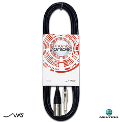 Cable XLR Macho a Plug Stereo TRS Neutrik-Rean Mscables - comprar online