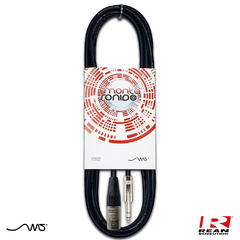 Cable XLR Macho a Plug Stereo TRS Rean Mscables - comprar online