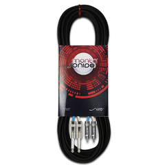 Cable Estereo robusto 2 Plug TS a 2 RCA Rean Mscables en internet