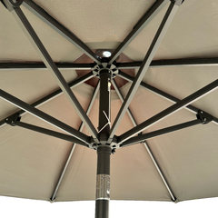 Parasol Bassel Gris 3.00m en internet