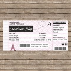 Ticket avión