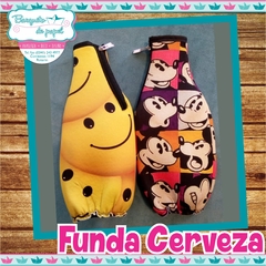 Funda de cerveza de neoprene