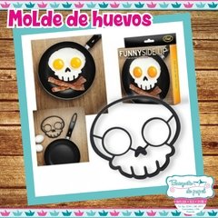 Molde calavera para huevo frito