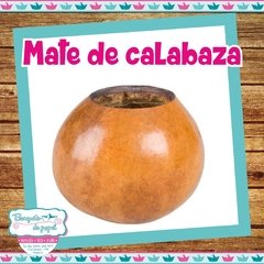 Mate común de calabaza sin virola