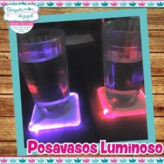 Posavasos con luces