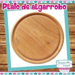 Plato de algarrobo