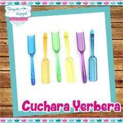 Cuchara de acrílico yerbera